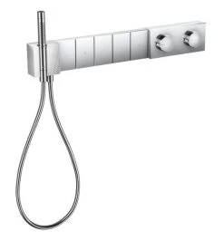 Axor Edge - Afbouwdeel Voor Select Douchethermostaat Select 680/100 Voor 5 Functies, Chroom/diamond Cut 46731000