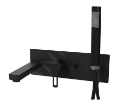 Paffoni Ringo - Inbouw Badkraan, Met Toebehoren En Inbouwdeel, Mat Zwart RIN001NO