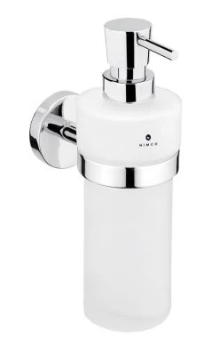 Nimco Unix - Zeepdispenser Met Houder, Mat Glas/chroom UN 13031W-T-26