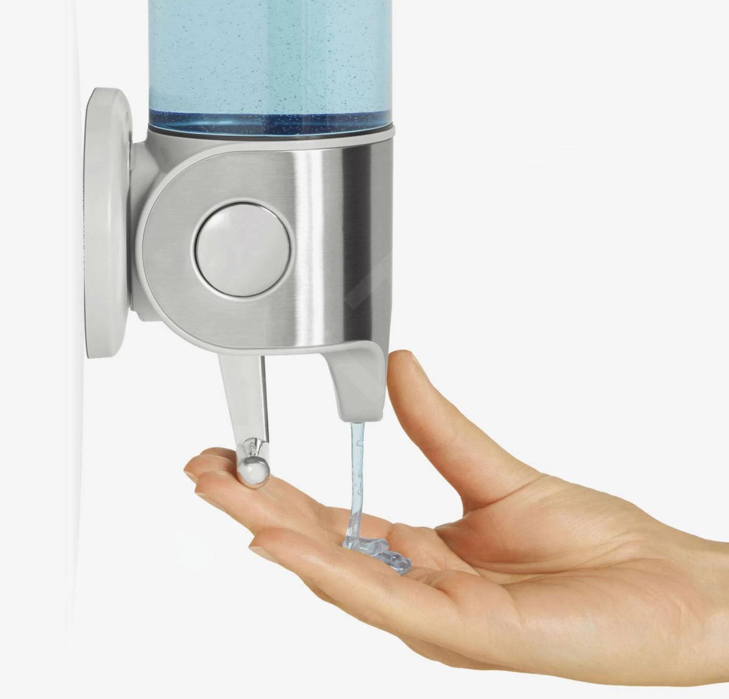 Simplehuman Badkamer Accessoires - Zeep-, Shampoo En Conditioner Dispenser Met Houder, 3x 444 Ml, Gebrosteld Rvs BT1029 - Image 3