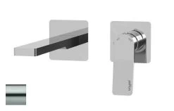 Paffoni Tilt - Inbouw Wastafelkraan Incl. Inbouwdeel, 2-gats, Rvs TI104ST70