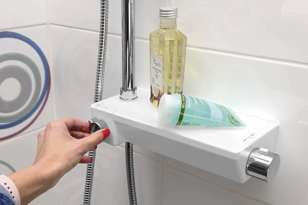 Sapho Douches - Liam 210 Doucheset Met Thermostaat, 3jet, Chroom LP139 - Image 13