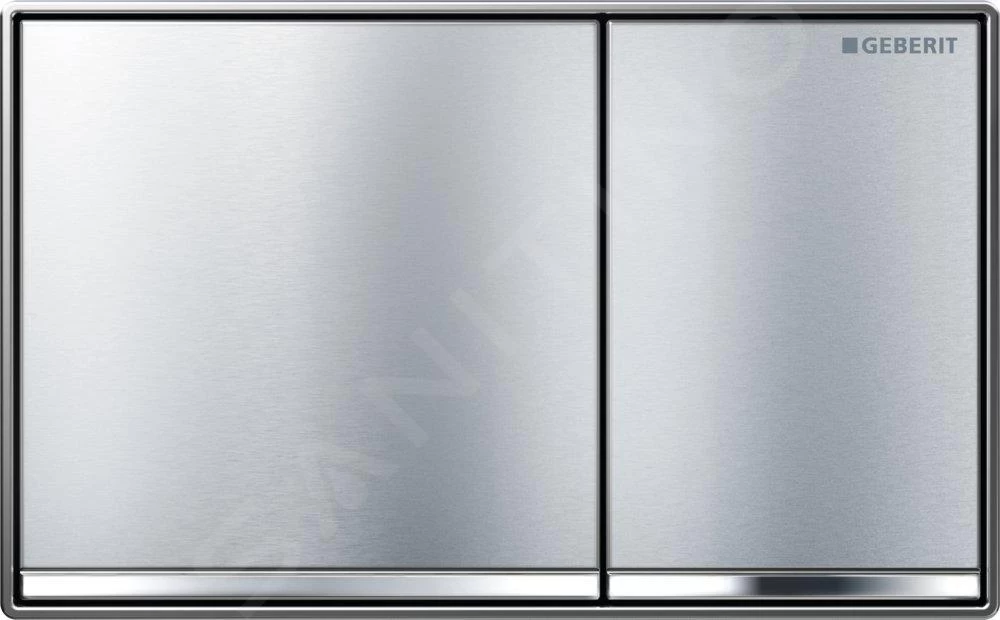 Geberit Omega60 - Bedieningsplaat OMEGA60, Geborsteld Chroom 115.081.GH.1
