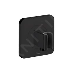 Axor Citterio E - Muuraansluitbocht Met Houder, Mat Zwart 36724670