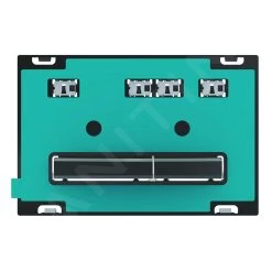 Geberit Sigma50 - Bedieningsplaat, Dual Flush Spoeling, Zwart Chroom/zonder Afdekplaat 115.671.00.2