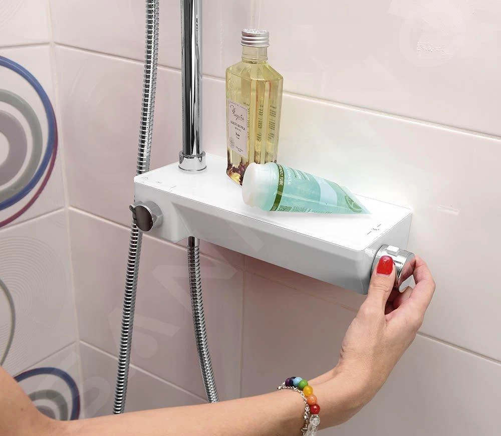 Sapho Douches - Liam 210 Doucheset Met Thermostaat, 3jet, Chroom LP139 - Image 12