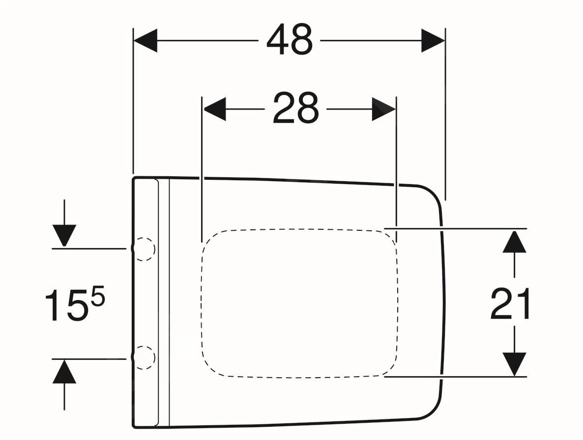 Geberit Xeno 2 - WC Bril, Softclose, Wit 500.537.01.1 - Image 2