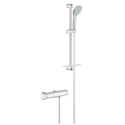 Grohe Grohtherm 2000 - Thermostatische Douchekraan Met Douchegarnituur 600 Mm, Chroom 34195001
